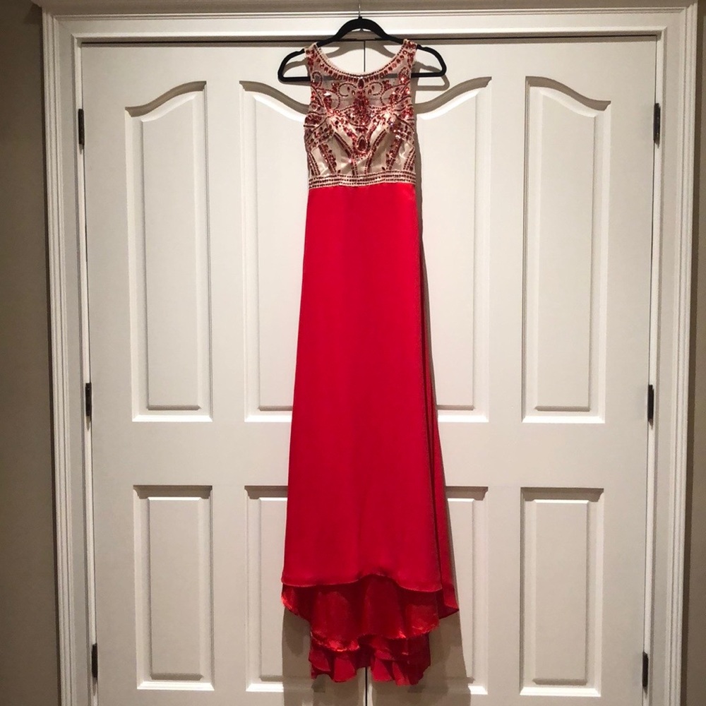 Red prom dress